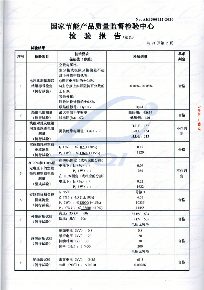 高低压试验报告-S11-1250路南路南路南油浸式变压器-2.jpg